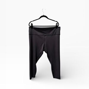 Lululemon Wunder Under Leggings Size 20 Black Jacquard High Rise Full Length